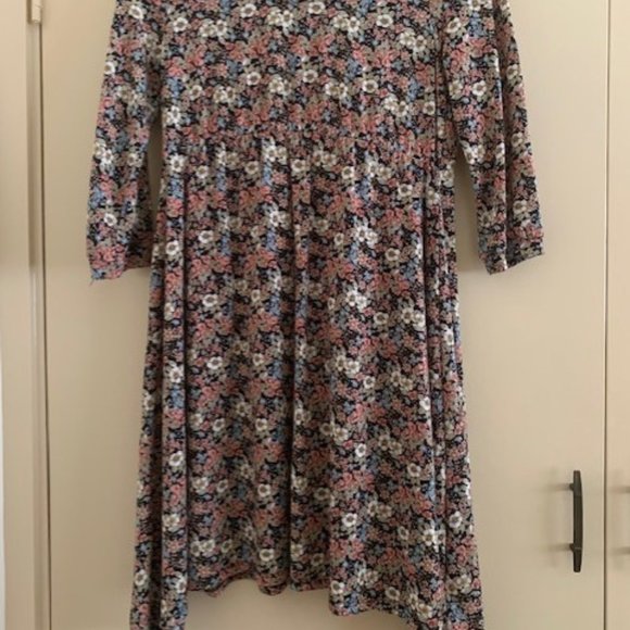 Crossroads Floral Asymmetrical Dress Size XS - Picture 3 of 7